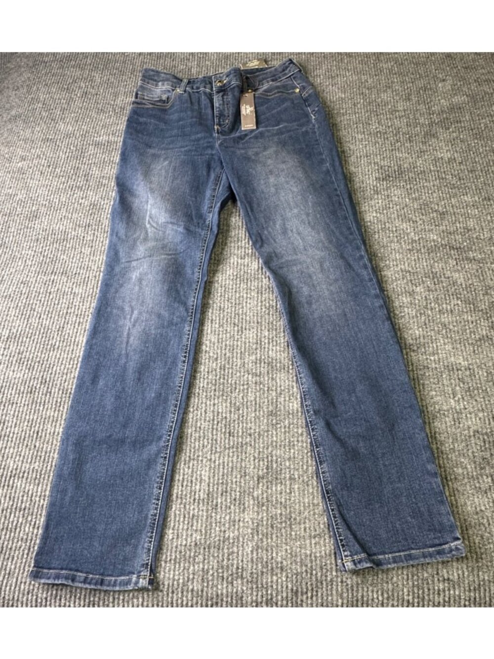 NEW So Lifting By Chicos Slim Leg Jeans Size 1 Regular Fit Deep Sapphire